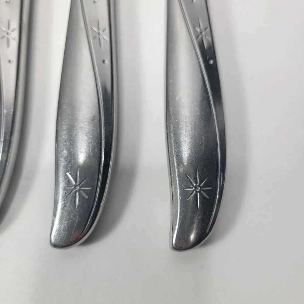 Oneida Community Stainless Flatware Twin Star Set of 4 Butter Knives Knife